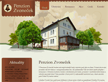 Tablet Screenshot of penzionzvonecek.cz